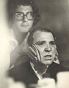 Madaras Józseffel a Járvány forgatásán 1975