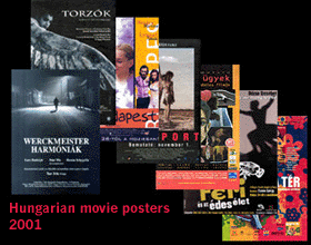 Hungarian movie posters in 2001
