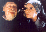A rabbi (Clément Harari) és a felesége, Sura (Marie-José Nat)